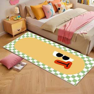 Tapis rectangulaire antidérapant en imitation cachemire pour enfants, tapis de sol pour chambre à coucher, salon, bureau, décoration de la maison - Product Image 3