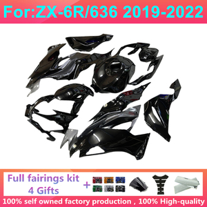 Nouveau kit de carénage de moto en plastique ABS compatible avec <span class=keywords><strong>KAWASAKI</strong></span> <span class=keywords><strong>Ninja</strong></span> ZX6R 636 ZX-6R <span class=keywords><strong>2019</strong></span> 2020 2021 2022 Carénages complets - Product Image 4