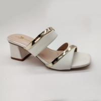 Mules en relief noir Croc pour femmes boucle en métal doré talon unique bout carré chaussures de soirée habillées