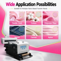Imprimante DTF automatique HANYING HY-4002A 400 mm avec deux têtes Epson I3200-A1 et secoueur de poudre pour l'impression sur vêtements, t-shirts et films PET