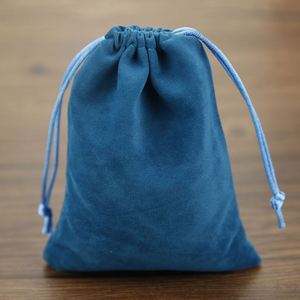 Sac de voyage cosmétique recyclable en velours rose chinois 10x12cm avec cordon de serrage pour bijoux et pierres précieuses, pochette en organza avec logo personnalisé - Product Image 3
