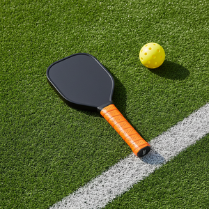 <span class=keywords><strong>Raquette</strong></span> d'entraînement de pickleball en fibre de carbone T700, noyau en nid d'abeille de 16 mm |   <span class=keywords><strong>Mini</strong></span> <span class=keywords><strong>raquette</strong></span> de pratique Sweet Spot à manche extra long - Product Image 1