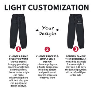 Oem all'ingrosso di alta qualità 345gsm in pile firmato doppio strato ampio gamba larga palestra <span class=keywords><strong>larghi</strong></span> da <span class=keywords><strong>uomo</strong></span> <span class=keywords><strong>larghi</strong></span> <span class=keywords><strong>pantaloni</strong></span> della <span class=keywords><strong>tuta</strong></span> da Jogger - Product Image 4