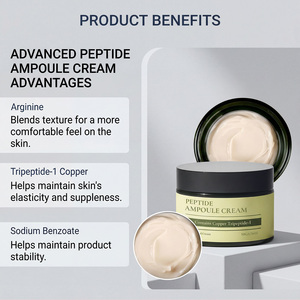 Crème Ampoule au Peptide de Cuivre Bleu 50g – Hydratant Visage Raffermissant, Éclaircissant et Lissant pour une Peau Effet Verre – Essence Anti-Âge - Product Image 4