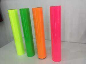 <span class=keywords><strong>Tome</strong></span> usine en gros PU néon transfert de chaleur vinyle 1.6 par 82 pi rouleau film fer sur HTV vinyle Compatible avec t-shirts, chapeaux, tissu - Product Image 5