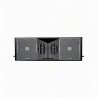 Système audio professionnel, double caisson de basses de 18 pouces, Line Array, haute puissance 1800W, haut-parleur de basses passif pour concert en plein air