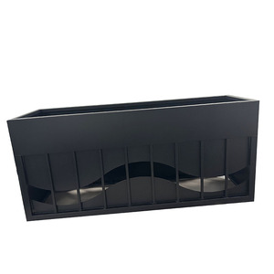 <span class=keywords><strong>Jardinière</strong></span> rectangulaire en métal personnalisée boîte aux lettres grand pot d'arbre extérieur en métal pour les parcs publics à l'extérieur pot de plante décoratif en acier - Product Image 2
