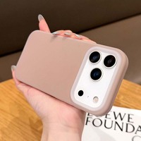 Coque de téléphone en silicone recyclé antichoc pour iPhone 17 Pro Max et 17 Air, motifs girly, style macaron, MOQ 500