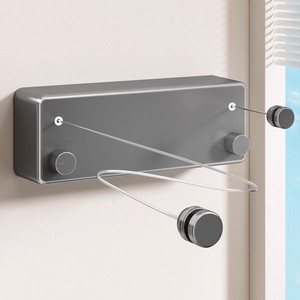 Corde <span class=keywords><strong>à</strong></span> <span class=keywords><strong>linge</strong></span> sans vue pour salle de bain, 5.1m, corde <span class=keywords><strong>à</strong></span> <span class=keywords><strong>linge</strong></span> rétractable <span class=keywords><strong>à</strong></span> double fil pour séchage de couette de vêtements de balcon - Product Image 4