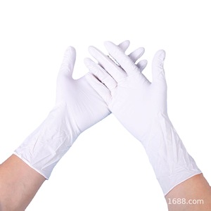 Guantes de Látex y Nitrilo Ningning, Grado Alimenticio, Resistentes al Aceite, Impermeables, Antideslizantes, Ligeros, Desechables, de Seguridad - Product Image 2