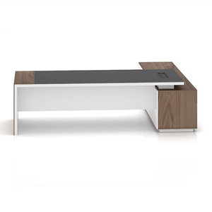 Modern Design Wooden Office Desk Furniture CEO Manager Executive Table with Cabinet for Home Use - Product Image 6