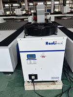 Machine de découpe laser ouverte à plateforme unique 3015 3kW et 6kW Max bleu et blanc