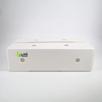 Caisse en polypropylène ondulé minéralisé pour fruits et légumes en chaîne du froid, caisse ventilée pliable en panneaux alvéolés pour expédition en chaîne du froid