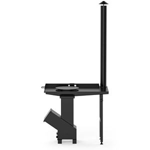 Barbecue en acier à fumée de haut niveau, tunnel noir, granulés de <span class=keywords><strong>bois</strong></span>, <span class=keywords><strong>plancha</strong></span>, barbecue - Product Image 2