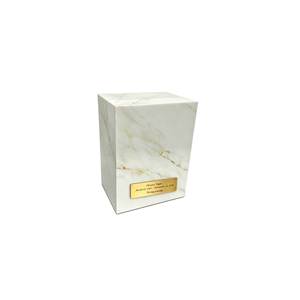 Urne <span class=keywords><strong>funéraire</strong></span> gravable plaquée or pour cendres d'adultes et service <span class=keywords><strong>funéraire</strong></span> solennel sur site <span class=keywords><strong>de</strong></span> cimetière sacré - Product Image 2
