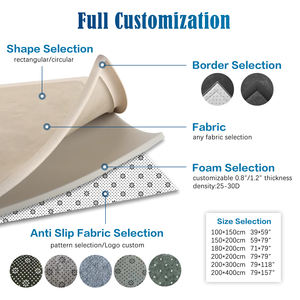 Tappeto <span class=keywords><strong>in</strong></span> Memory Foam di Alta Qualità per Cameretta Bambini, Antiscivolo, Morbido, <span class=keywords><strong>in</strong></span> Velluto Corallo, per Soggiorno - Product Image 2