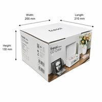 Boîte à fond à clipser en carton ondulé E-Flute 300 g/m² imprimée numériquement sur mesure pour l'emballage d'appareils électroniques et de petits appareils électroménagers