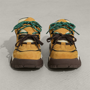 Nouvelles Chaussures Décontractées à Talons Hauts pour Hommes et Femmes, Modèle Printemps-Automne 2026, à Semelle Épaisse, Motif Carreaux Colorés, Petites Tailles, pour Couples - Product Image 3