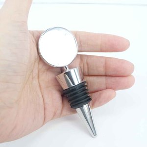 Bouchon de bouteille de vin en alliage d'aluminium personnalisé avec logo, fermeture sous vide et design portable - Product Image 2