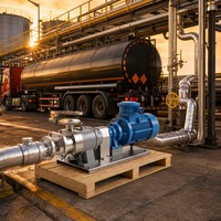 Pompe Sanitaire à Double Vis 25 m³/h 1,4 MPa à Moteur à Engrenages Basse Vitesse pour Cosmétiques et Pharmaceutiques Certifiée CE Fabricant