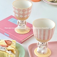Slow Ever Mug en forme de lapin, mignon, peint à la main, 3D, à forme irrégulière, grande capacité, résistant aux hautes températures