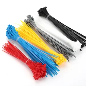 โรงงานราคา 2.5*150 มม.6 นิ้วหลายสีสายไฟสายรัด nylon66 PA66 self locking พลาสติกสายไนลอน zip ties