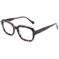 Elan Optical YB6312 Nouvelle Arrivée Monture de Lunettes Rectangulaire Tendance pour Femme, Monture Complète en Acétate, Lunettes Optiques, Grand Stock