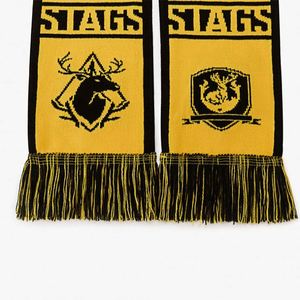 Custom Logo Mini Fans Football Scarf Acrylic Flat Knitting <b>Machine</b> Printing Jacquard Football Soccer Fan Scarf - Product Image 5