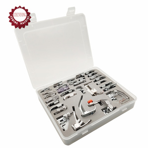 Ensemble de <span class=keywords><strong>32</strong></span> <span class=keywords><strong>pieds</strong></span> <span class=keywords><strong>presseurs</strong></span> de haute qualité et pratiques avec manuel d'instructions en anglais pour un transport et un rangement faciles - Product Image 2