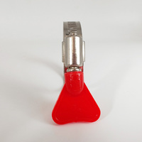Collier de serrage réglable en acier inoxydable de style américain, avec poignée en plastique, sans outil, pour tuyaux domestiques – Fourniture directe usine