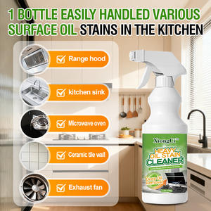 منظف مطبخ قوي التأثير، بخاخ منزلي لإزالة بقع الزيت، فعال على المواقد والأفران - Product Image 3