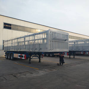 Semirremolque de 40-50T con Barandas para Transporte de Ganado, Vegetales y Frutas a Granel - Product Image 1