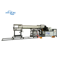 Machine automatique Hyrun pour la formage de brides de conduits spirales CVC, moteur 3000W, garantie 2 ans, pour tubes en acier galvanisé de 1,2 mm