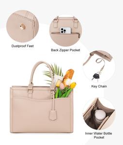 Muestras gratis bolso <span class=keywords><strong>de</strong></span> mano <span class=keywords><strong>de</strong></span> cuero PU <span class=keywords><strong>de</strong></span> gran capacidad para profesores, bolso <span class=keywords><strong>de</strong></span> mano para ordenador portátil personalizado para mujer, maletín <span class=keywords><strong>de</strong></span> <span class=keywords><strong>trabajo</strong></span> <span class=keywords><strong>de</strong></span> oficina - Product Image 2