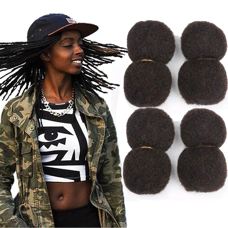 High quality Tight Afro Kinky Bulk Hair 100% Human Hair For DreadLocks,Twist Braids for locs