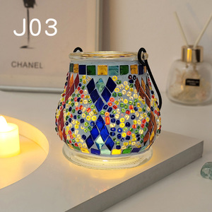 Diy Handmade Modern Vase Mosaic <strong>Candle</strong> <strong>Holder</strong> Home Decoration <strong>Glass</strong> Vase for Flowers - Product Image 5