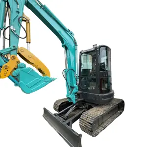 Crawler Used Excavator KOBELCO 55SR Japan 5.5Ton Original Paint Cheap Price Mini Used Excavator