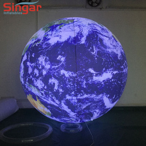 Publicité <span class=keywords><strong>gonflable</strong></span> de <span class=keywords><strong>globe</strong></span> de terre avec lumière led pour le jour de la terre - Product Image 4