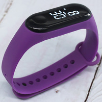 Jam Tangan Digital LED Layar Sentuh Pabrik Logo Kustom 2025, Gelang Elektronik Tahan Air untuk Pria dan Anak-Anak