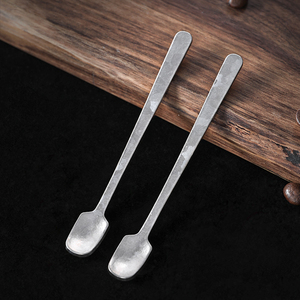 โรเวอร์ คาเมลช้อนกาแฟไทเทเนียม ที่คนกาแฟด้ามยาว ช้อนชาขนาดเล็ก ช้อนเอสเปรสโซขนาดเล็ก อุปกรณ์เสริมบาร์กาแฟ - Product Image 4