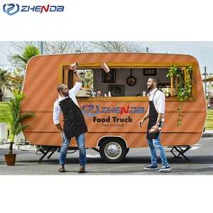 Nouvelle remorque alimentaire mobile personnalisée à vendre, camion de restauration avec conception de cuisine adaptable, camionnette à crème glacée - Product Image 1