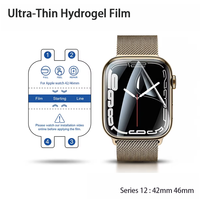 Nouveaux protecteurs d'écran en hydrogel TPU durables 2026 pour iWatch 12 42mm 46mm, accessoires pour montres connectées