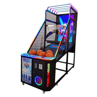 Machine de basket-ball LCD à monnayeur pour centre commercial, aire de jeux intérieure, jeu de sport, simulateur de basket-ball