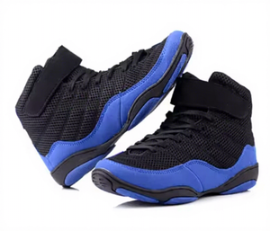 Chaussures de lutte personnalisées, respirantes, légères, pour l'entraînement et la compétition, chaussures de sport professionnelles pour hommes, à lacets, en PU - Product Image 3