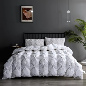 Couette matelassée en duvet de coton, taille <span class=keywords><strong>King</strong></span> et Twin, blanche, pour hôtel et maison, chaude et luxueuse, pour l'hiver - Product Image 3