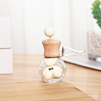 Diffuseur d'huiles essentielles populaire de 10 ml, flacon de parfum pour voiture avec clips, flacon en verre pour parfum, aromathérapie, désodorisant pour voiture