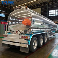 Semirremolque Cisterna de Combustible de 3 Ejes y 40000L, Fábrica China, con Eje BPW, en Venta