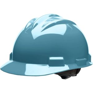 Casque de sécurité Frigg V Type Cap Style, suspension à cliquet 4 points, bleu ardoise, taille unique, léger, casque de protection pour la construction - Product Image 1
