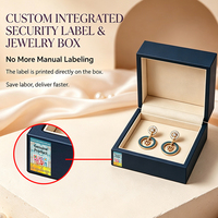 Boîte à bracelet personnalisée avec code QR, étiquette anti-contrefaçon, emballage de luxe pour bijoux, logo OEM
