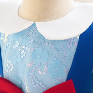Style européen fille élégante soirée anniversaire robe jaune et blanche neige princesse Look pour enfants groupe d'âge enfants 2Y - Product Image 2